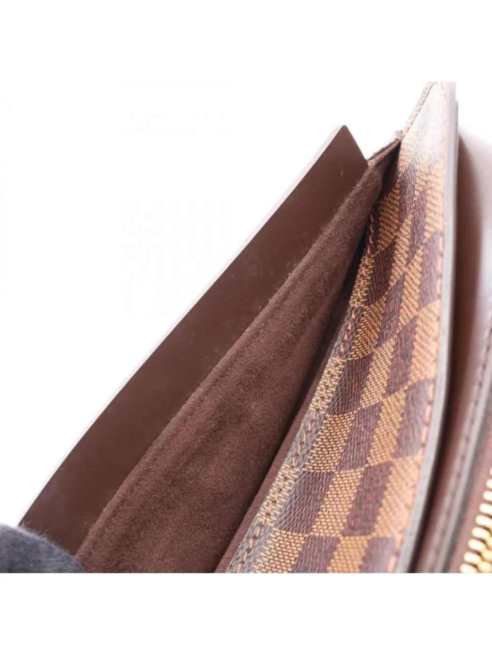Louis Vuitton Clutch Saint Canvas Leather